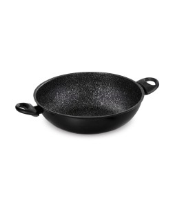 Saltapasta wok 2 maniglie Granitica Extra Induction Barazzoni