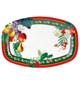 Fade Vassoio ovale 30x20 cm in porcellana APPLE