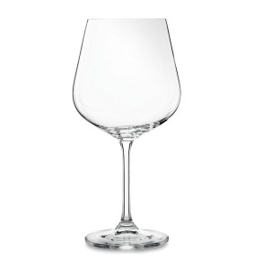 Fade set 6 calici per vino rosso in vetro trasparente DORA