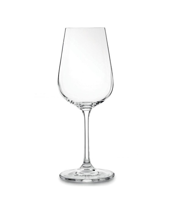 Fade set 6 calici per vino bianco in vetro trasparente DORA