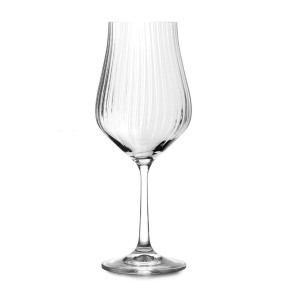 Fade set 6 calici 350 ml in vetro trasparente TULIPA OTTICO