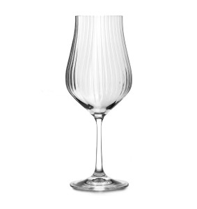 Fade set 6 calici 450 ml in vetro trasparente TULIPA OTTICO