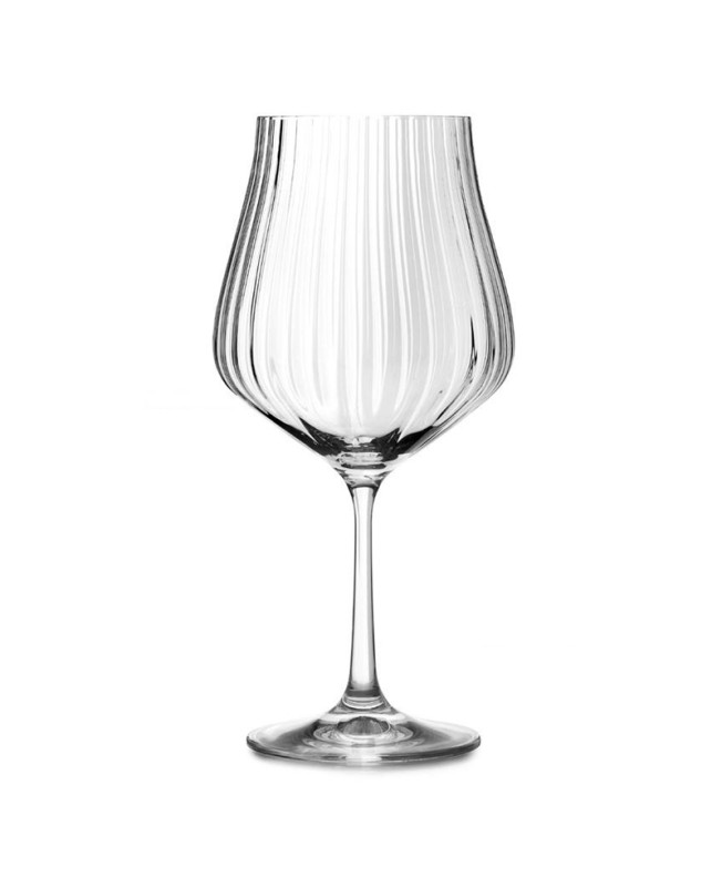 Fade set 6 calici 600 ml in vetro trasparente TULIPA OTTICO