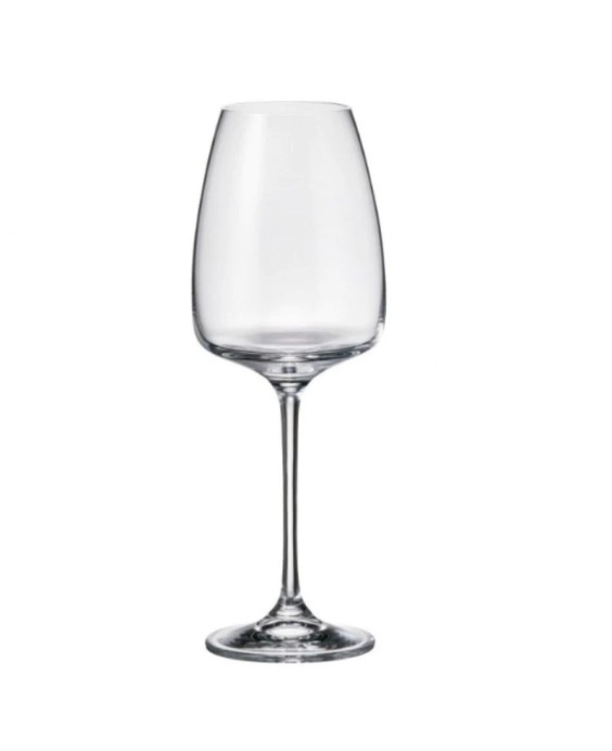 Fade set 6 calici per vino bianco in vetro 440 ml ALIZEE