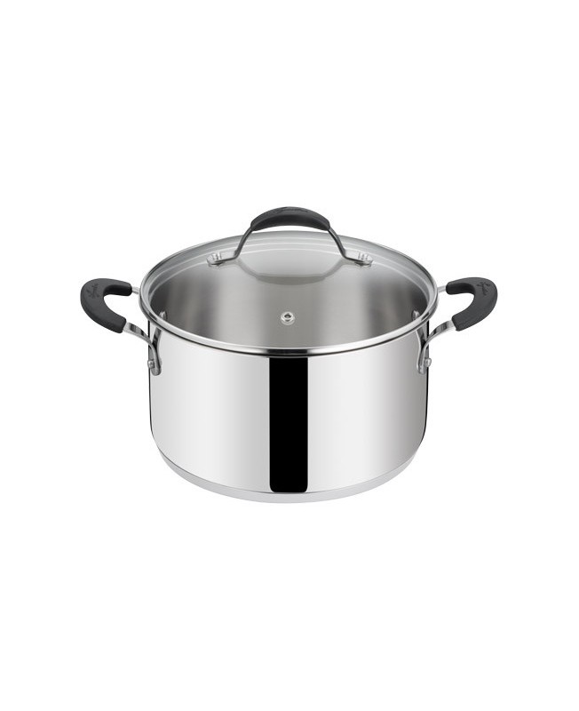 Lagostina Casseruola con coperchio Acciaio Tempra