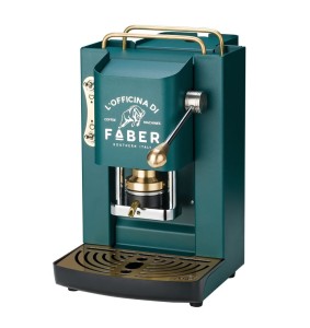 Faber Macchina da Caffè a cialde Pro Deluxe British Green