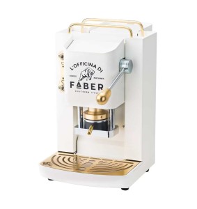 Faber Macchina da Caffè a cialde Pro Deluxe Pure White