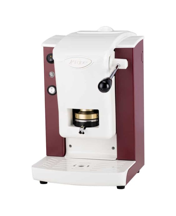 Faber Macchina da Caffè a cialde Slot Plast Ottone Borgogna e Bianco