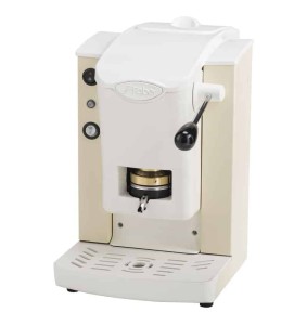 Faber Macchina da Caffè a cialde Slot Plast Ottone Avorio e Bianco