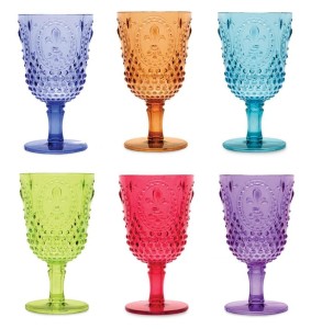 Fade Set 6 calici colorati in policarbonato Swami