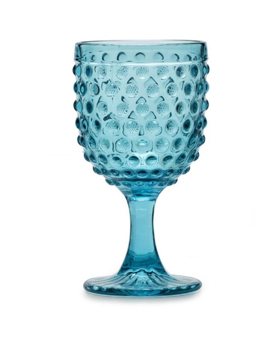 Fade Set 6 calici in vetro turchese 300 ml Ibiza