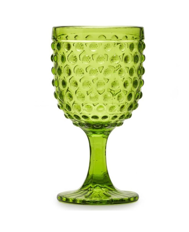 Fade Set 6 calici in vetro verde 300 ml Ibiza