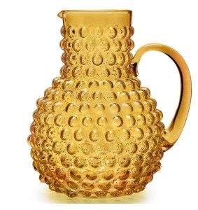 Fade brocca da 2 litri in vetro ambra Ibiza