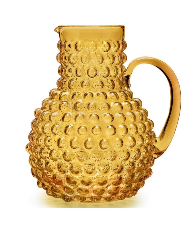 Fade brocca da 2 litri in vetro ambra Ibiza