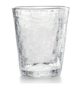 Fade Set 6 bicchieri in vetro effetto crackle Ice