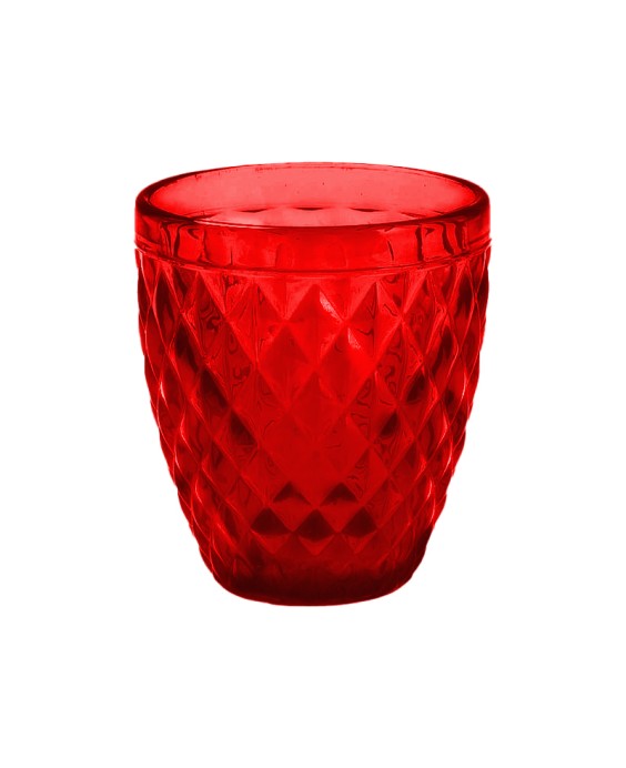 Fade Set 6 bicchieri in vetro rosso Tuscany