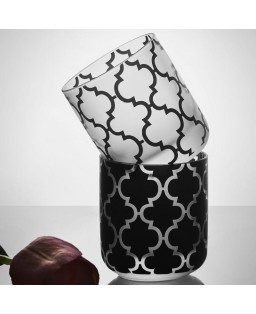 Fade bicchieri Aladin Black & White