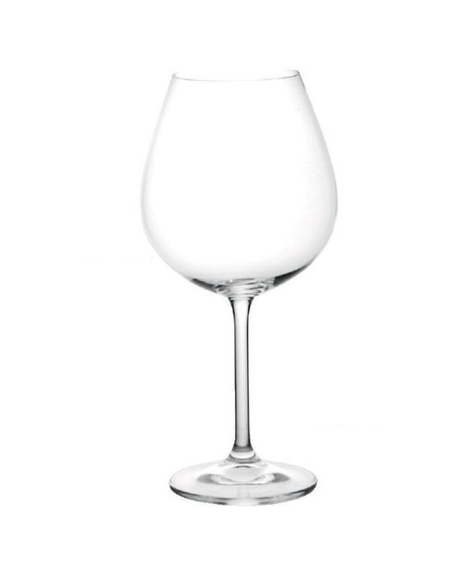 Fade set 6 calici vino rosso 650 ml in vetro Kolibrì