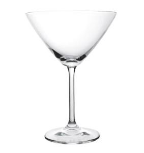 Fade set 6 calici martini 280 ml in vetro Kolibrì