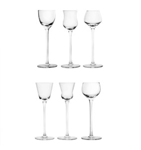 Fade set 6 calici da liquore assortiti 60 ml in vetro Martha 2.0