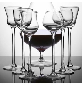Fade set 6 calici da liquore assortiti 60 ml in vetro Martha 2.0