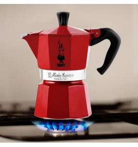 Caffettiera Bialetti Moka Express 6 tazze Rossa
