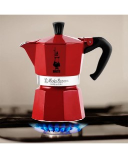 Caffettiera Bialetti Moka Express 6 tazze Rossa