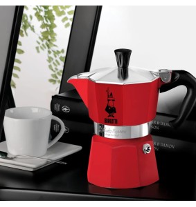 Caffettiera Bialetti Moka Express 6 tazze Rossa