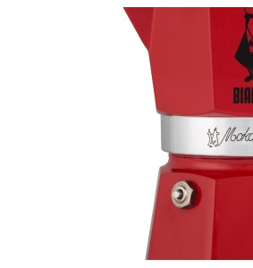 Caffettiera Bialetti Moka Express 6 tazze Rossa