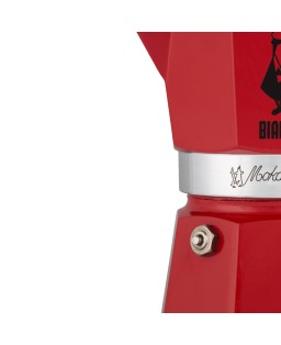 Caffettiera Bialetti Moka Express 6 tazze Rossa