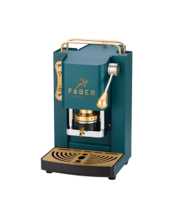 Faber Macchina da Caffè a cialde Pro Mini Deluxe British Green