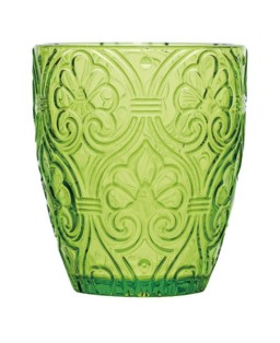 Fade set 6 Bicchieri in vetro colorato Verde Corinto