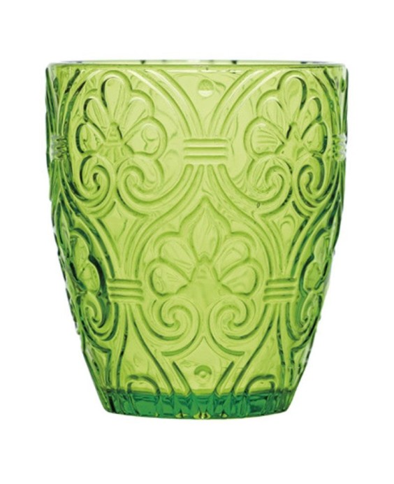 Fade set 6 Bicchieri in vetro colorato Verde Corinto
