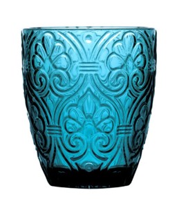 Fade set 6 Bicchieri in vetro colorato Blu Corinto