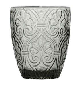 Fade set 6 Bicchieri in vetro colorato Grigio Corinto