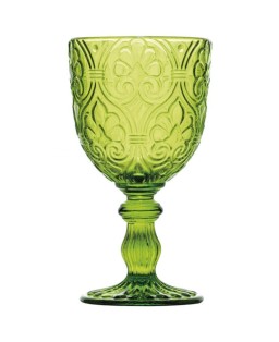 Fade set 6 Calici in vetro colorato Verde Corinto