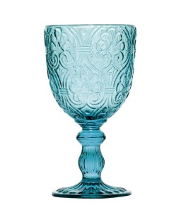 Fade set 6 Calici in vetro colorato Turchese Corinto