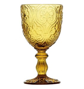 Fade set 6 Calici in vetro colorato Ambra Corinto