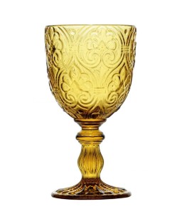 Fade set 6 Calici in vetro colorato Ambra Corinto