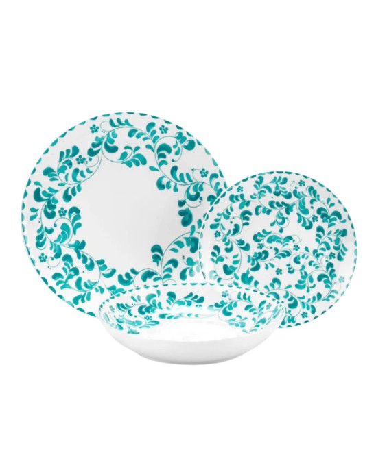 Fade servizio di piatti da 18 in porcellana Deva