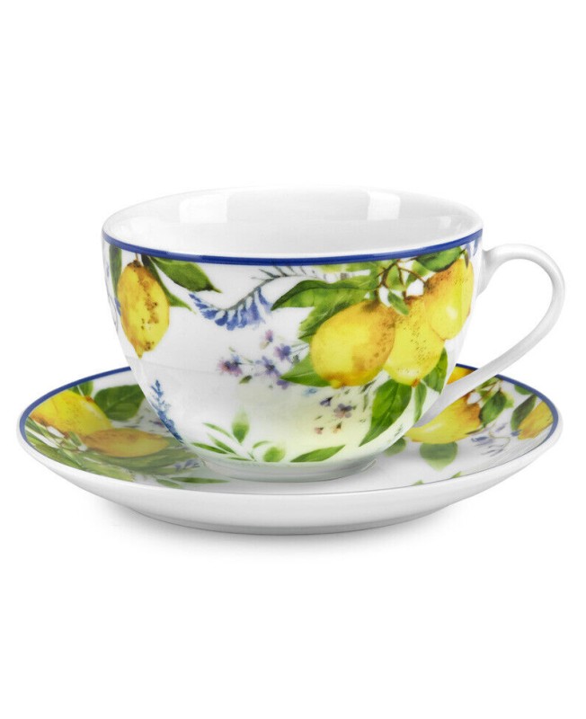 Fade set 2 tazze da colazione in porcellana Soraya