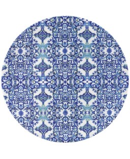 Fade piatto tondo 44,5 cm in melamina Maiorca
