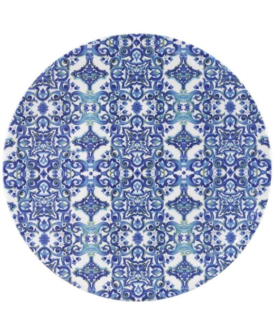 Fade piatto tondo 44,5 cm in melamina Maiorca