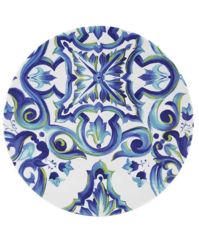 Fade piatto tondo 35 cm in melamina Maiorca