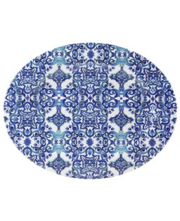 Fade vassoio ovale 47x37 cm in melamina Maiorca