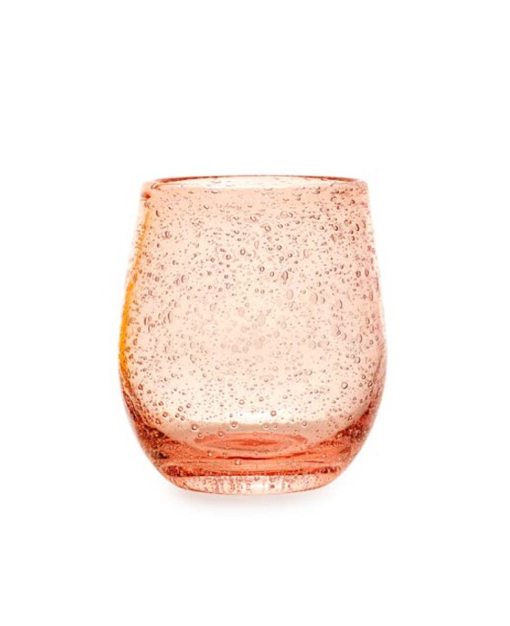 Fade Set 6 bicchieri in vetro pesca Bubble