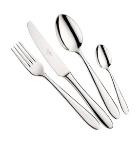Pintinox Set 24 pezzi di posate in acciaio Ritz