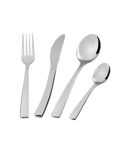 Barazzoni set 24 pezzi posate in acciaio Ambra