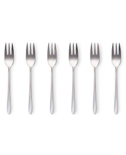 Barazzoni Set 6 Forchettine per dolce in acciao Malachite