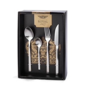 Pintinox Set 24 pezzi di posate Duke Royal Inox Satinato